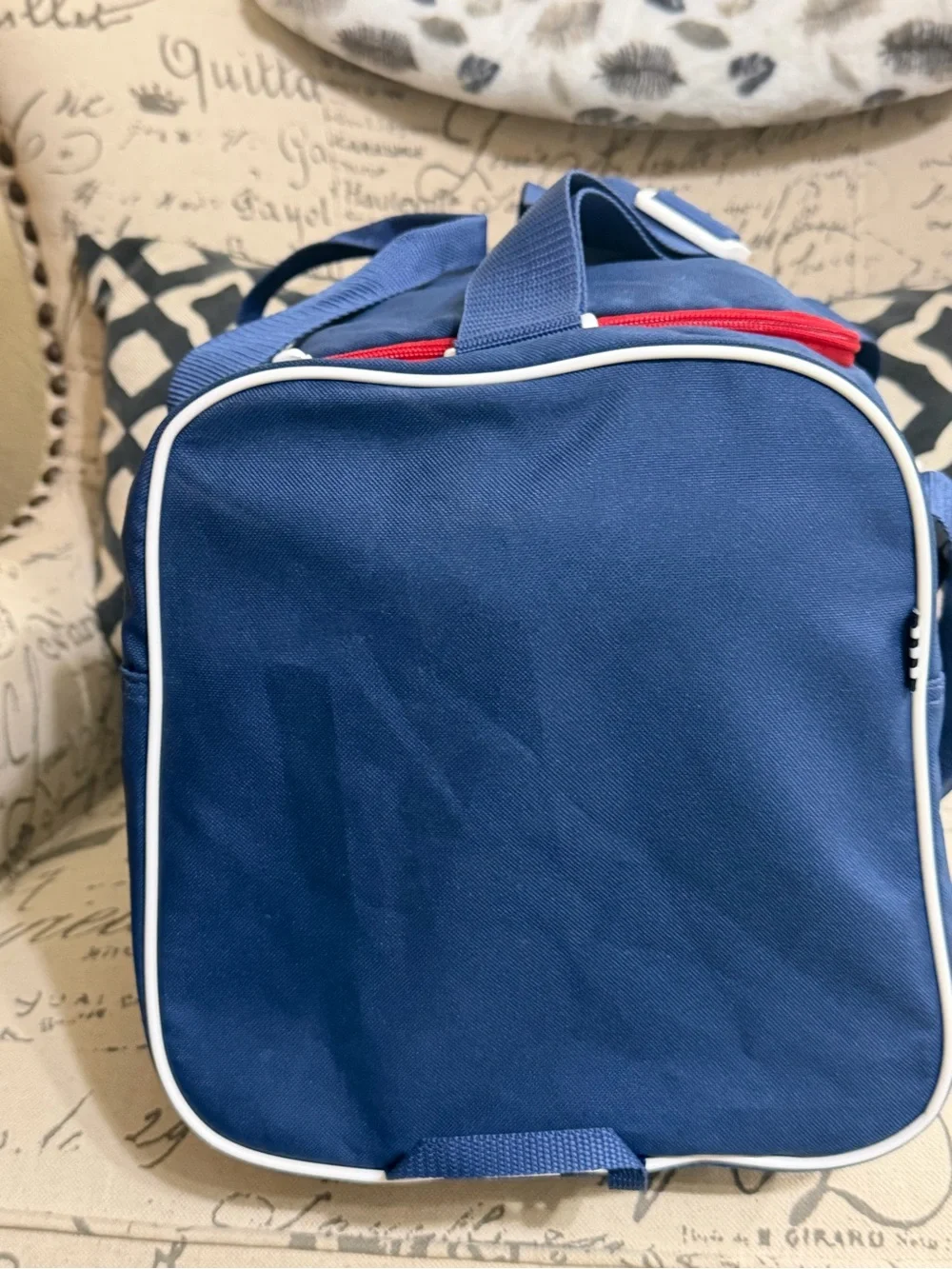 Rare Adidas Court Lite Duffle Bag Tech Indigo White